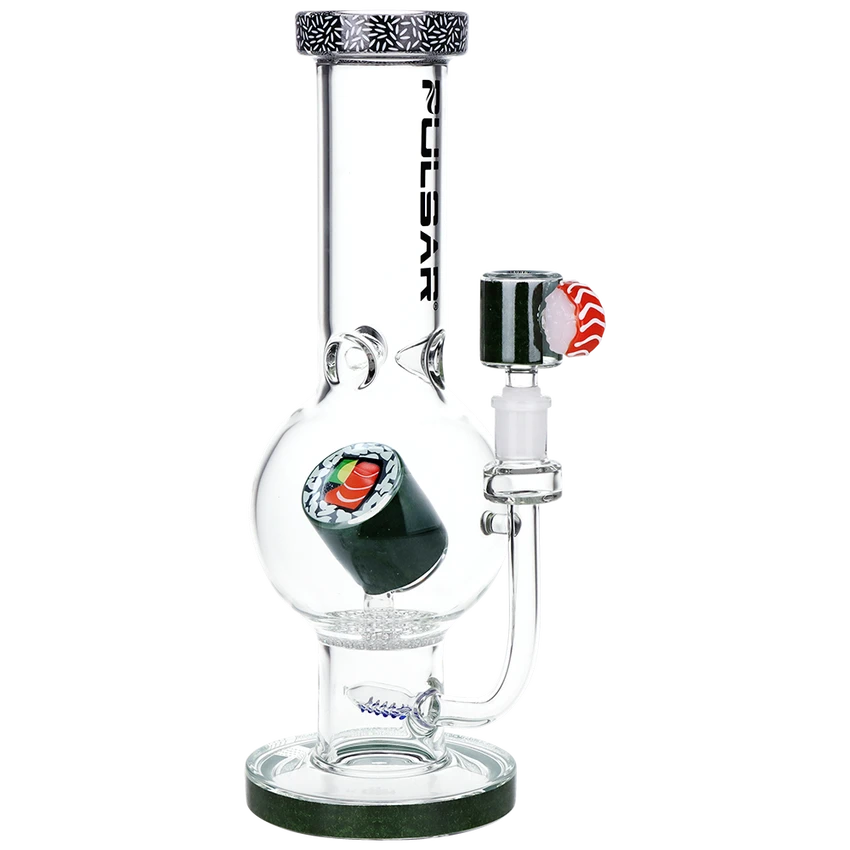 Pulsar Sushi Time Bubble Base Glass Bong