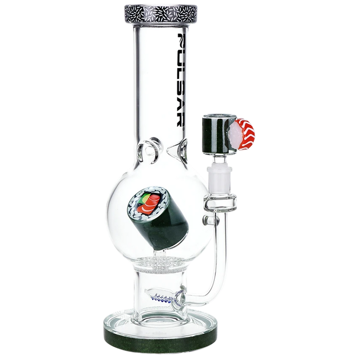 Pulsar Sushi Time Bubble Base Glass Bong