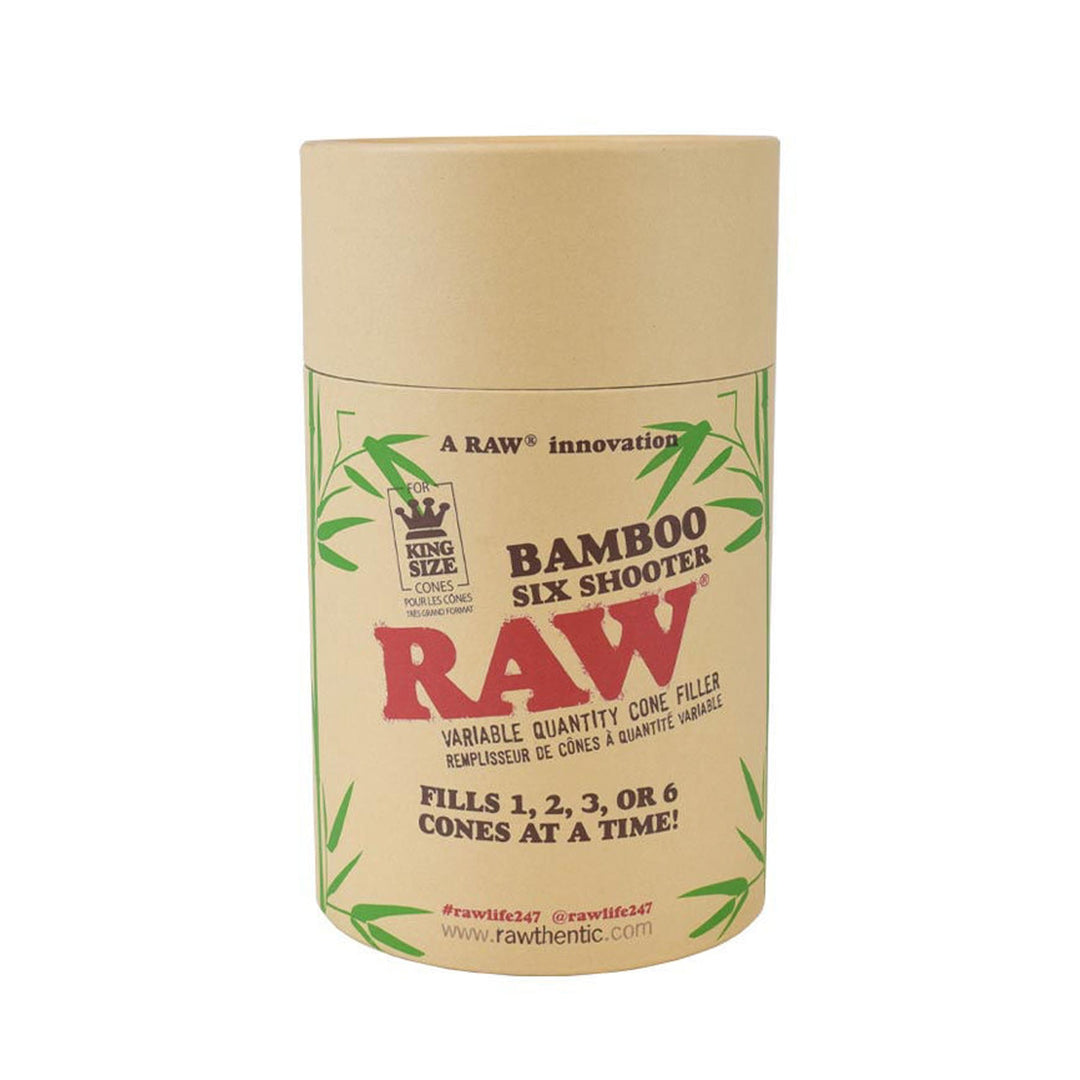 Raw King Size Bamboo Six Shooter