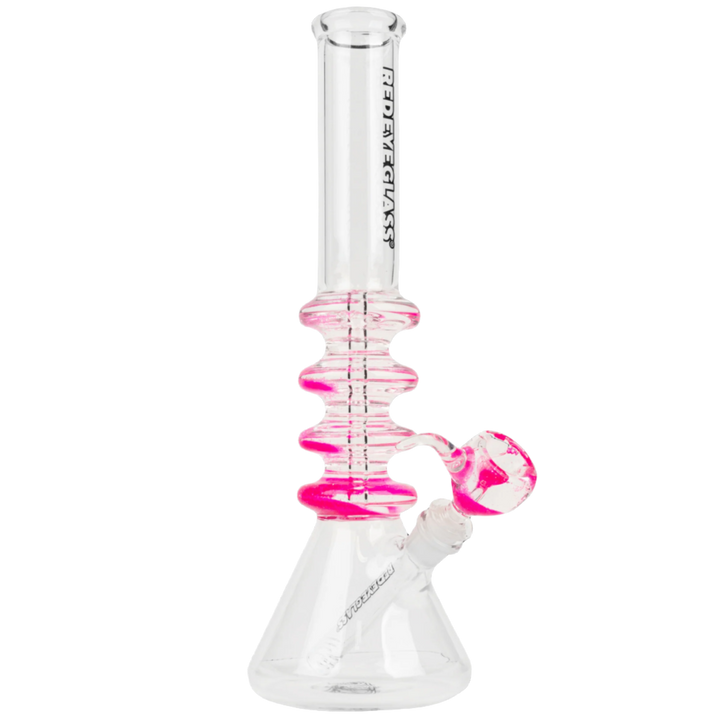 Red Eye Glass 14" Sparkle Liquid Tube - Canadian Vaporizers