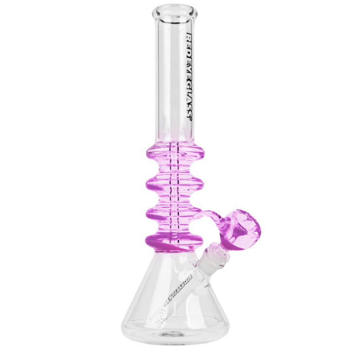Red Eye Glass 14" Sparkle Liquid Tube - Canadian Vaporizers