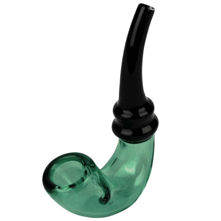 Red Eye Glass 3.5" Mod Sherlock Hand Pipe - Canadian Vaporizers