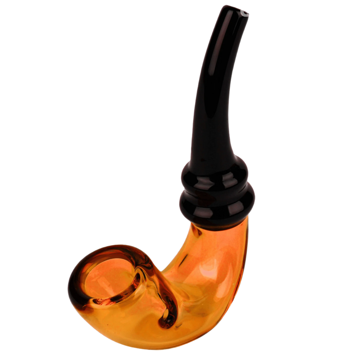 Red Eye Glass 3.5" Mod Sherlock Hand Pipe - Canadian Vaporizers