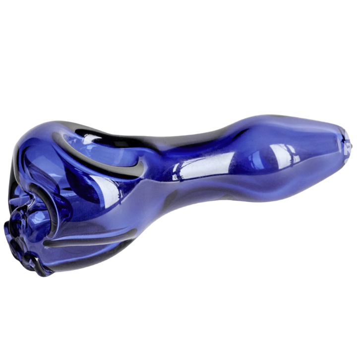 Red Eye Glass 4.25" Skull Hand Pipe - Canadian Vaporizers