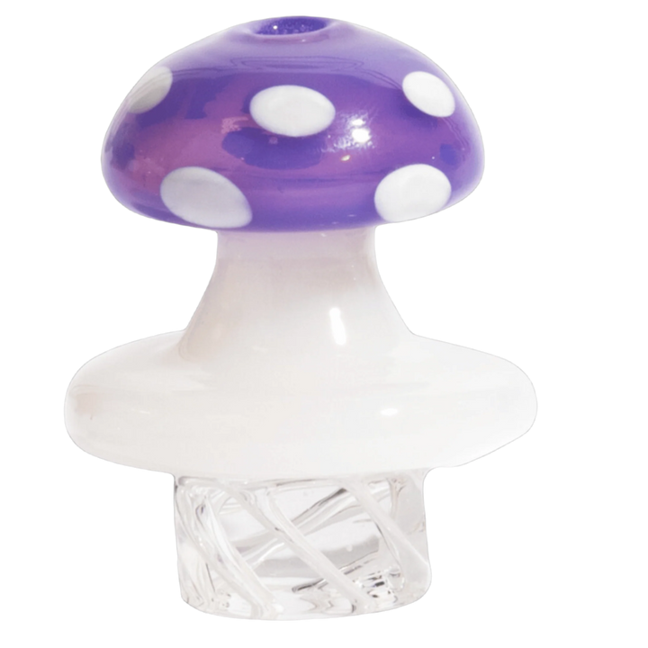 Red Eye Glass Mushroom Whirlpool Carb Cap - Canadian Vaporizers