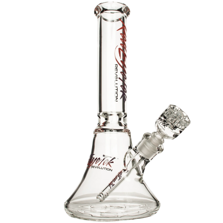 Red Eye Tek 14" 7mm Thick Revolution Bell Base Water Pipe - Canadian Vaporizers