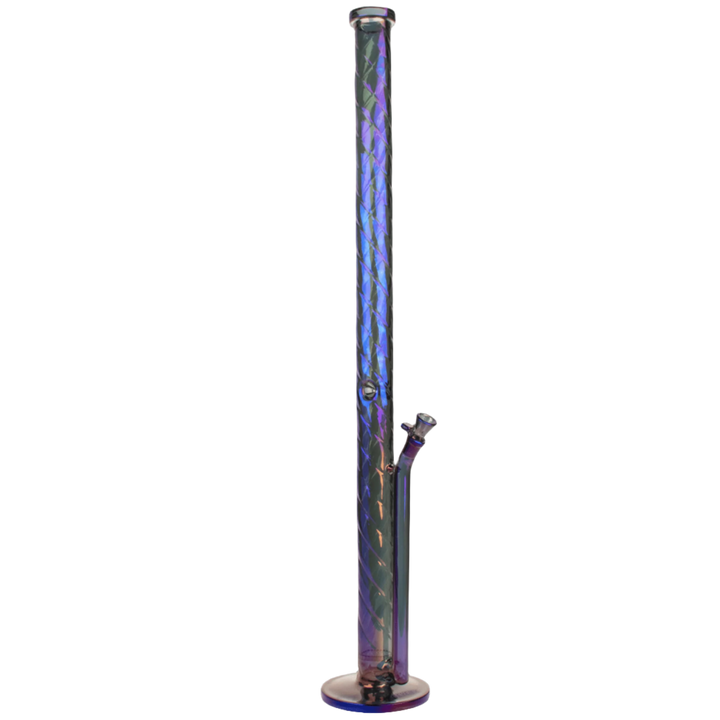 Red Eye Tek 36" Metallic Terminator Finish Goliath Twist Straight Tube - Canadian Vaporizers