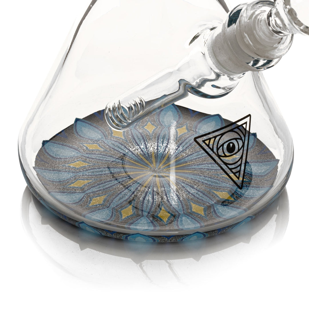 Red Eye Glass 15" 7mm Thick Space Rabbit Bong