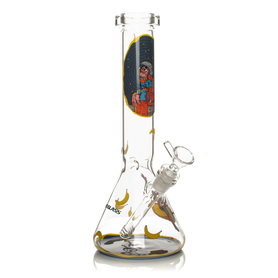 Red Eye Glass 12" Space Monkey Bong