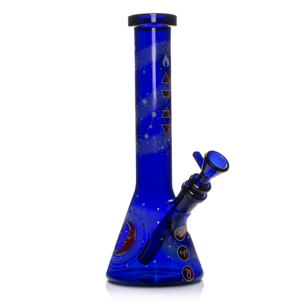 Red Eye Glass 10" Element Glow in the Dark Bong