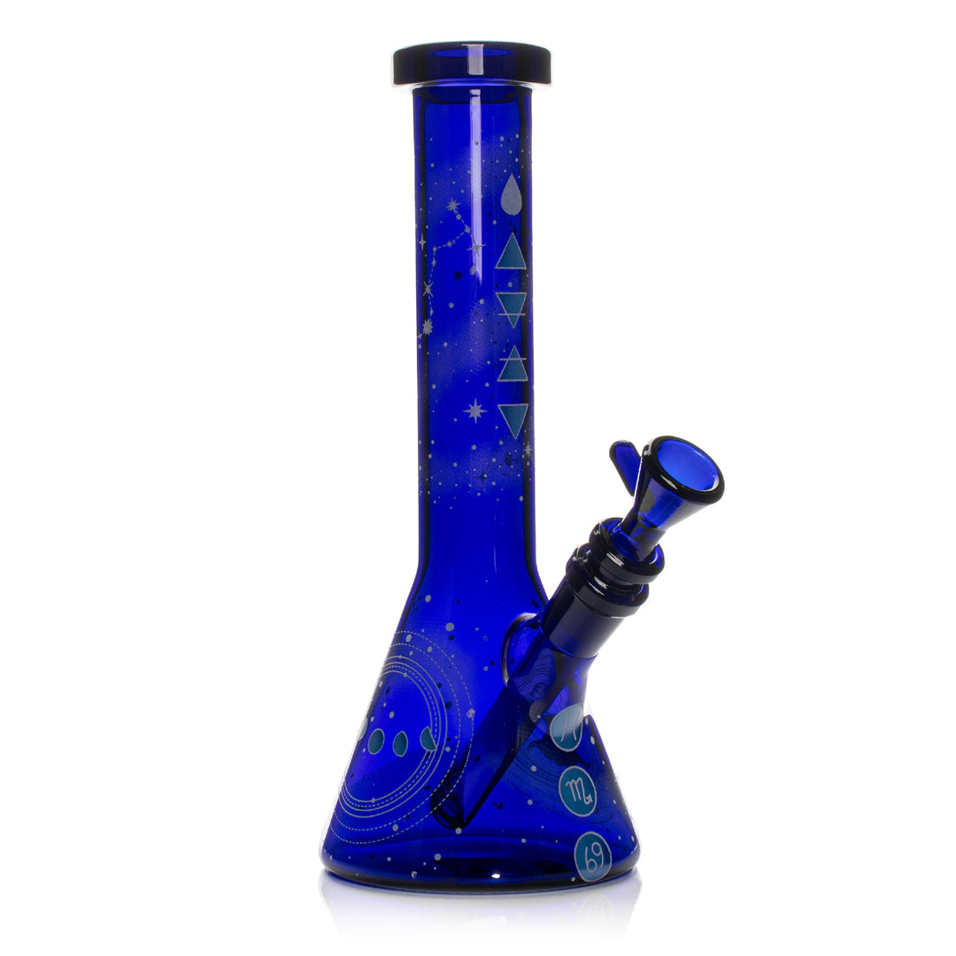 Red Eye Glass 10" Element Glow in the Dark Bong