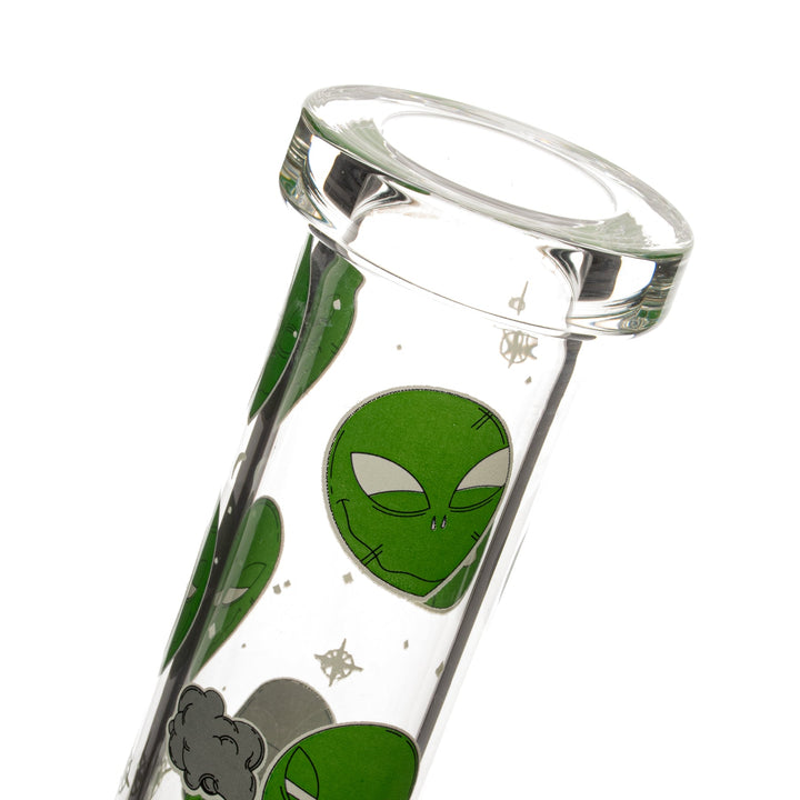 Red Eye Glass 10" Alien Glow-in-the-Dark Bong