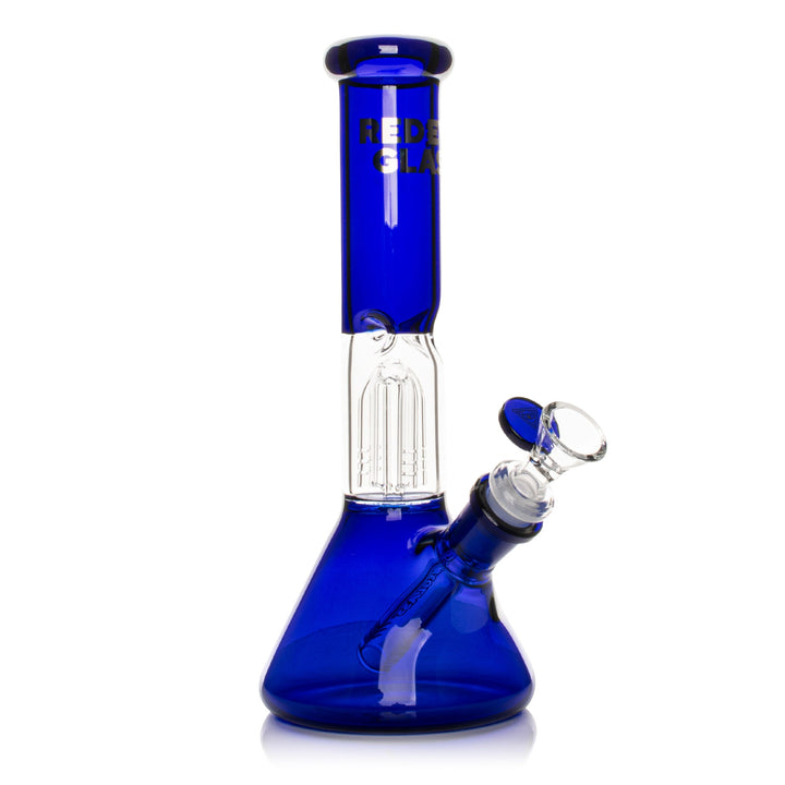 Red Eye Glass 10" 4-Arm Tree Perc Bong