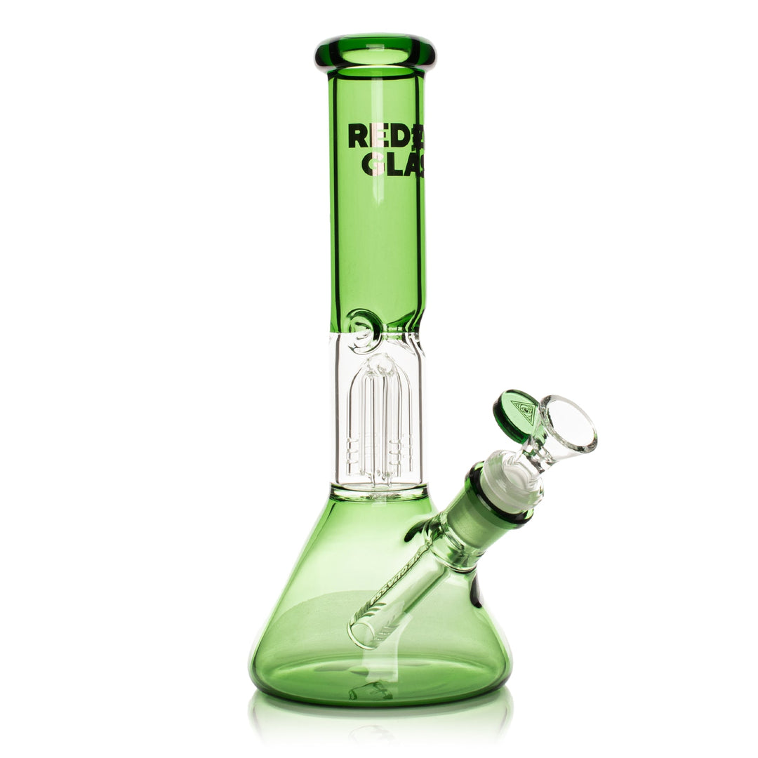 Red Eye Glass 10" 4-Arm Tree Perc Bong