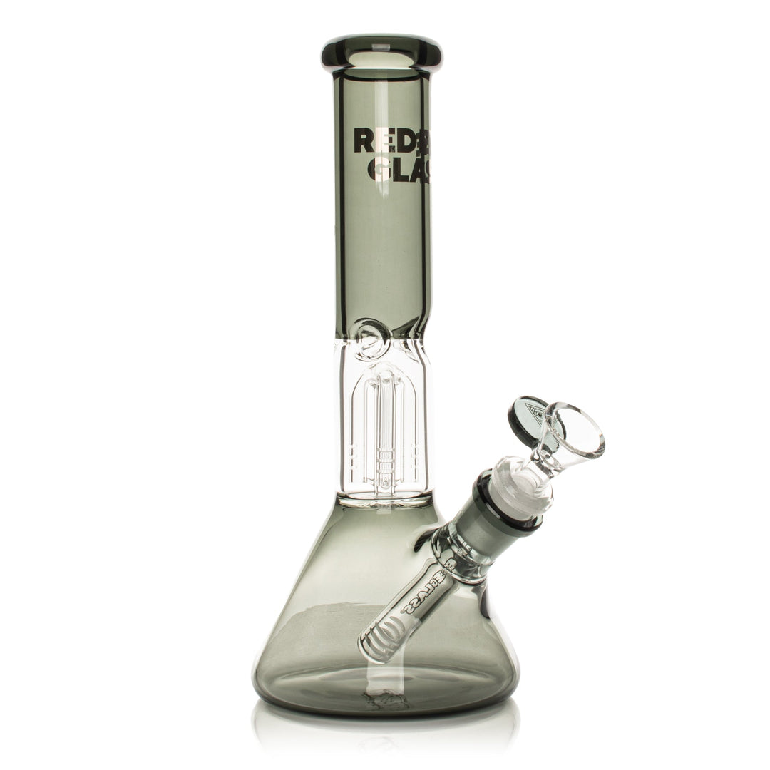 Red Eye Glass 10" 4-Arm Tree Perc Bong
