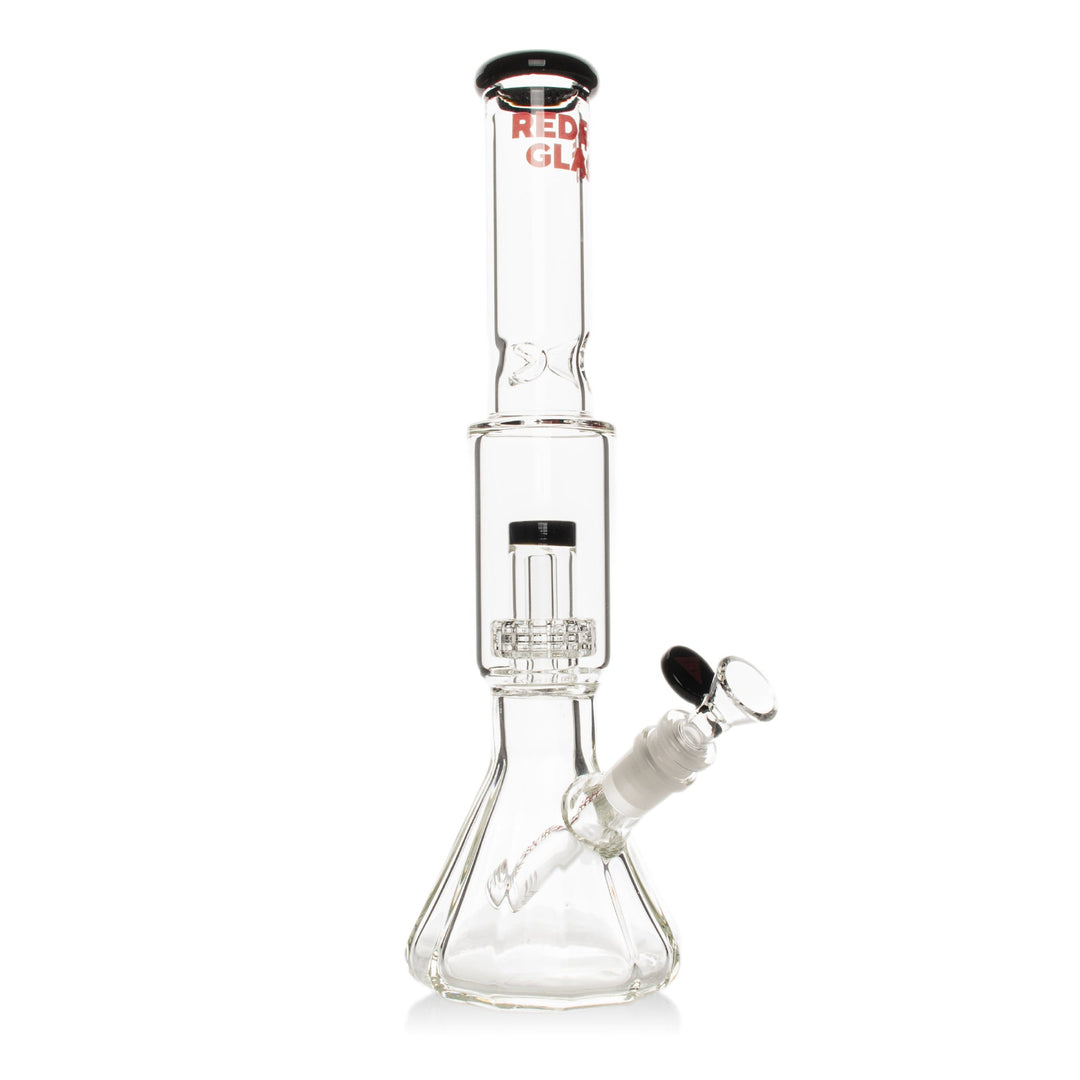 Red Eye Glass 12" Dodecagon Bong