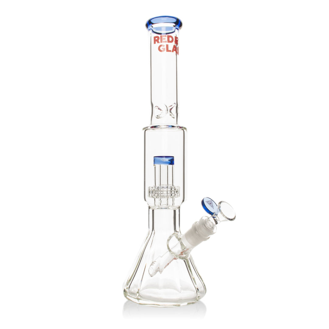 Red Eye Glass 12" Dodecagon Bong