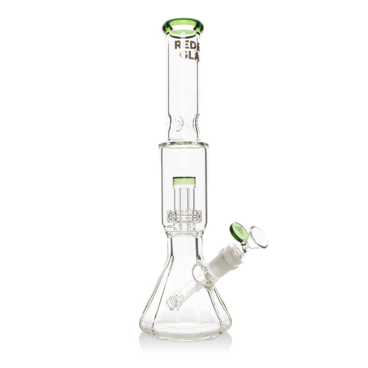 Red Eye Glass 12" Dodecagon Bong