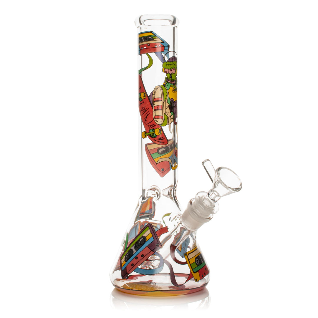 Red Eye Glass 10" 90s Nostalgia Bong