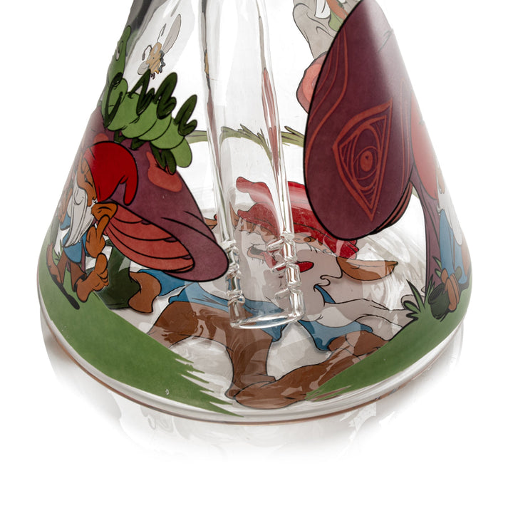 Red Eye Glass 10" Knotty Gnomes Bong