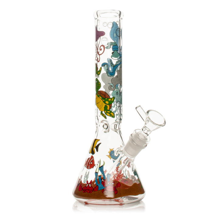 Red Eye Glass 10" Reefer Madness Bong