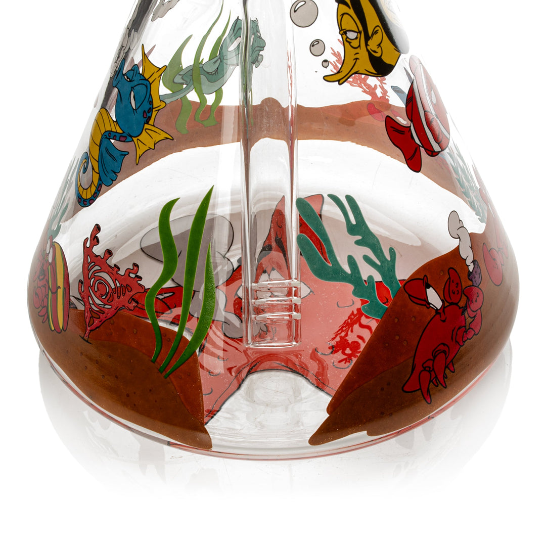 Red Eye Glass 15" Reefer Madness Bong