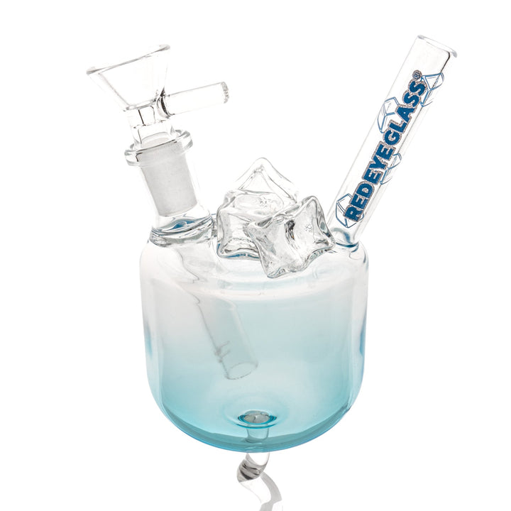 Red Eye Glass 9" Ice-Cold Happy Hour Bong