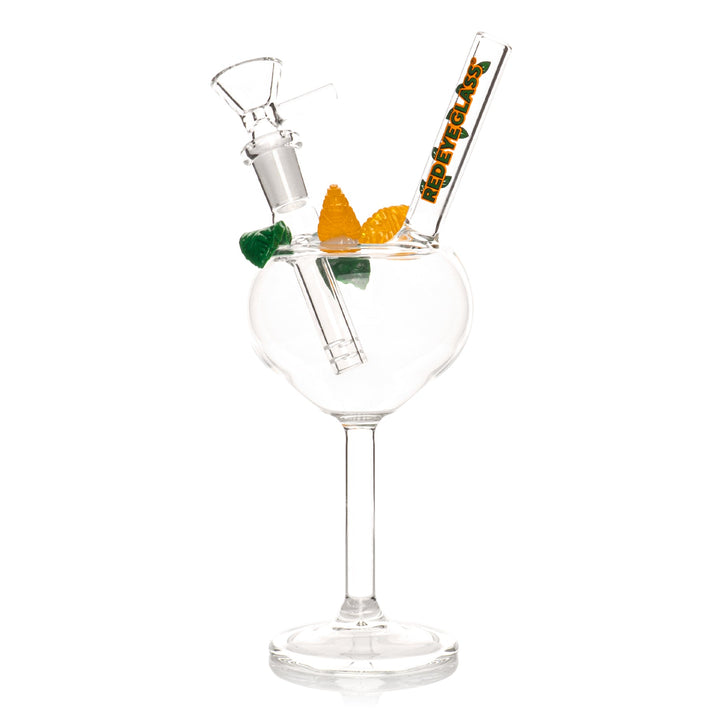 Red Eye Glass 7.5" Sips O' Citrus Happy Hour Bong