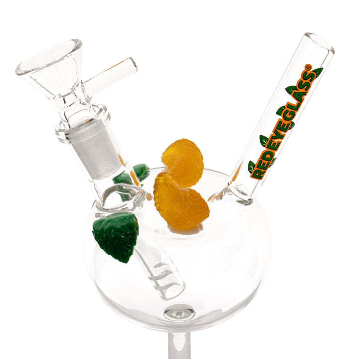 Red Eye Glass 7.5" Sips O' Citrus Happy Hour Bong