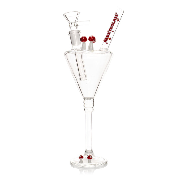Red Eye Glass 9" Magic Mix Happy Hour Bong