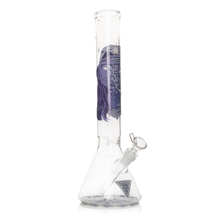 Red Eye Glass 15" Glow-in-the-Dark Extraterrestrial Bong