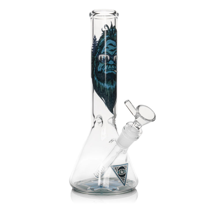 Red Eye Glass 10" Glow-in-the-Dark Sasquatch Bong