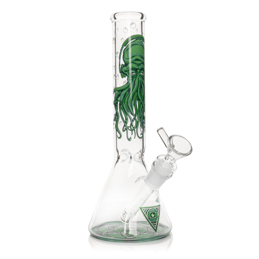 Red Eye Glass 10" Glow-in-the-Dark Cthulhu Bong