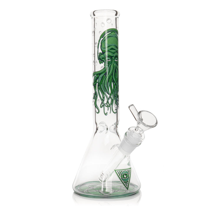 Red Eye Glass 10" Glow-in-the-Dark Cthulhu Bong