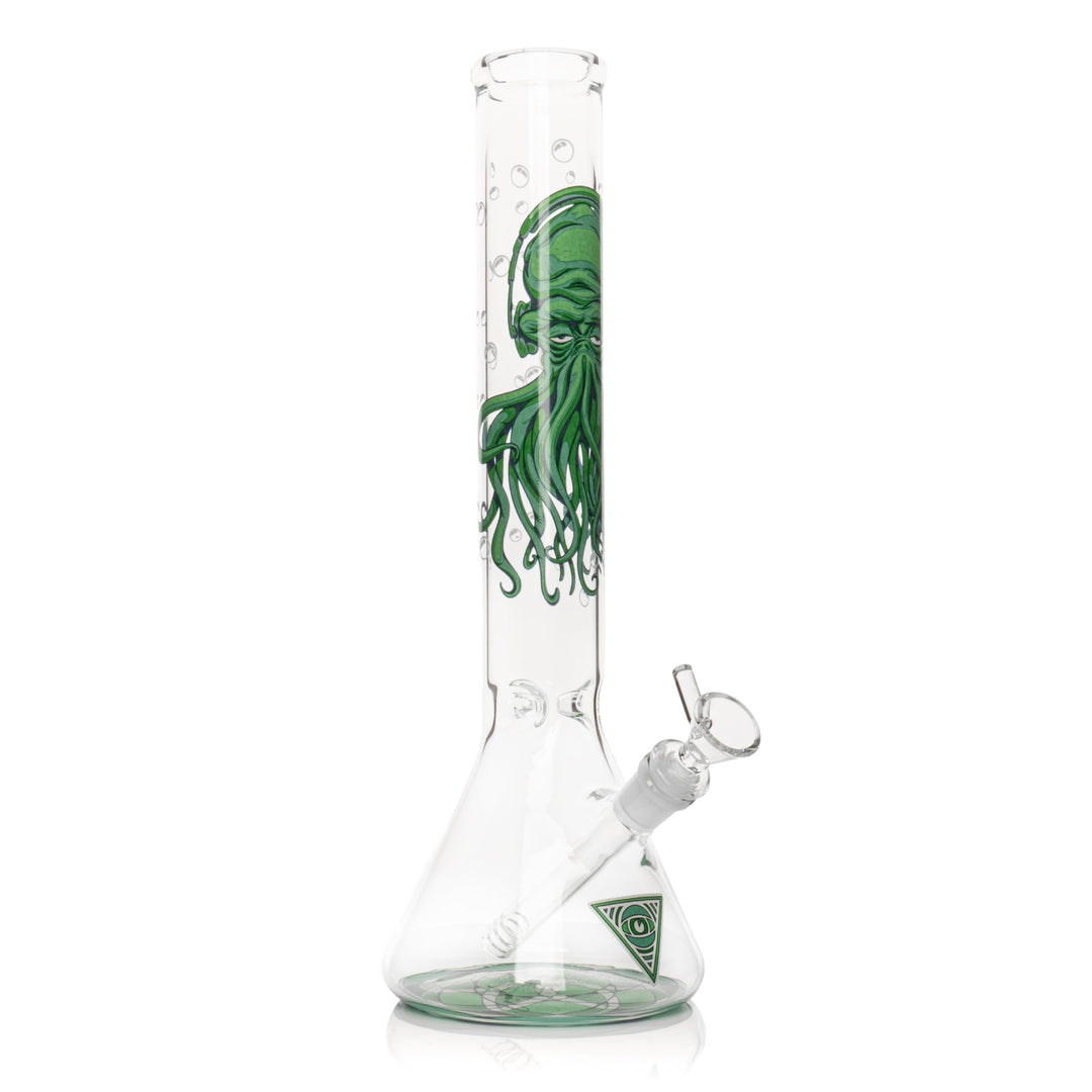 Red Eye Glass 15" Glow-in-the-Dark Cthulhu Bong