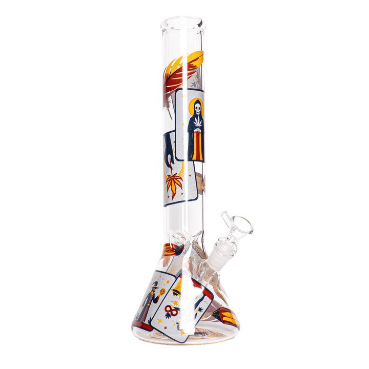 Red Eye Glass 15" Tarot Bong