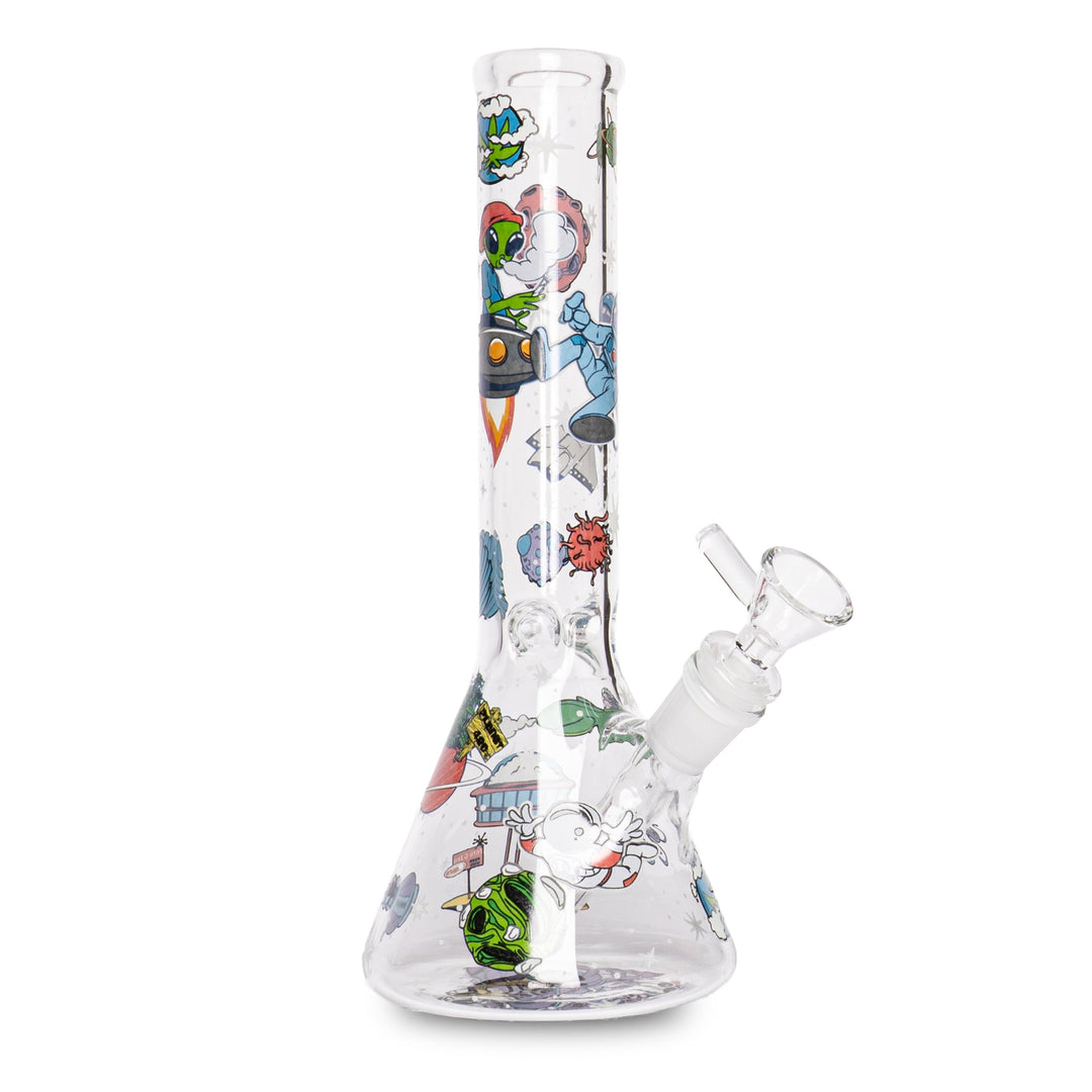 Red Eye Glass 10" Glow-in-the-Dark Lost in Space Bong