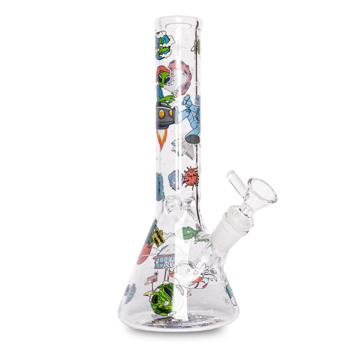 Red Eye Glass 10" Glow-in-the-Dark Lost in Space Bong