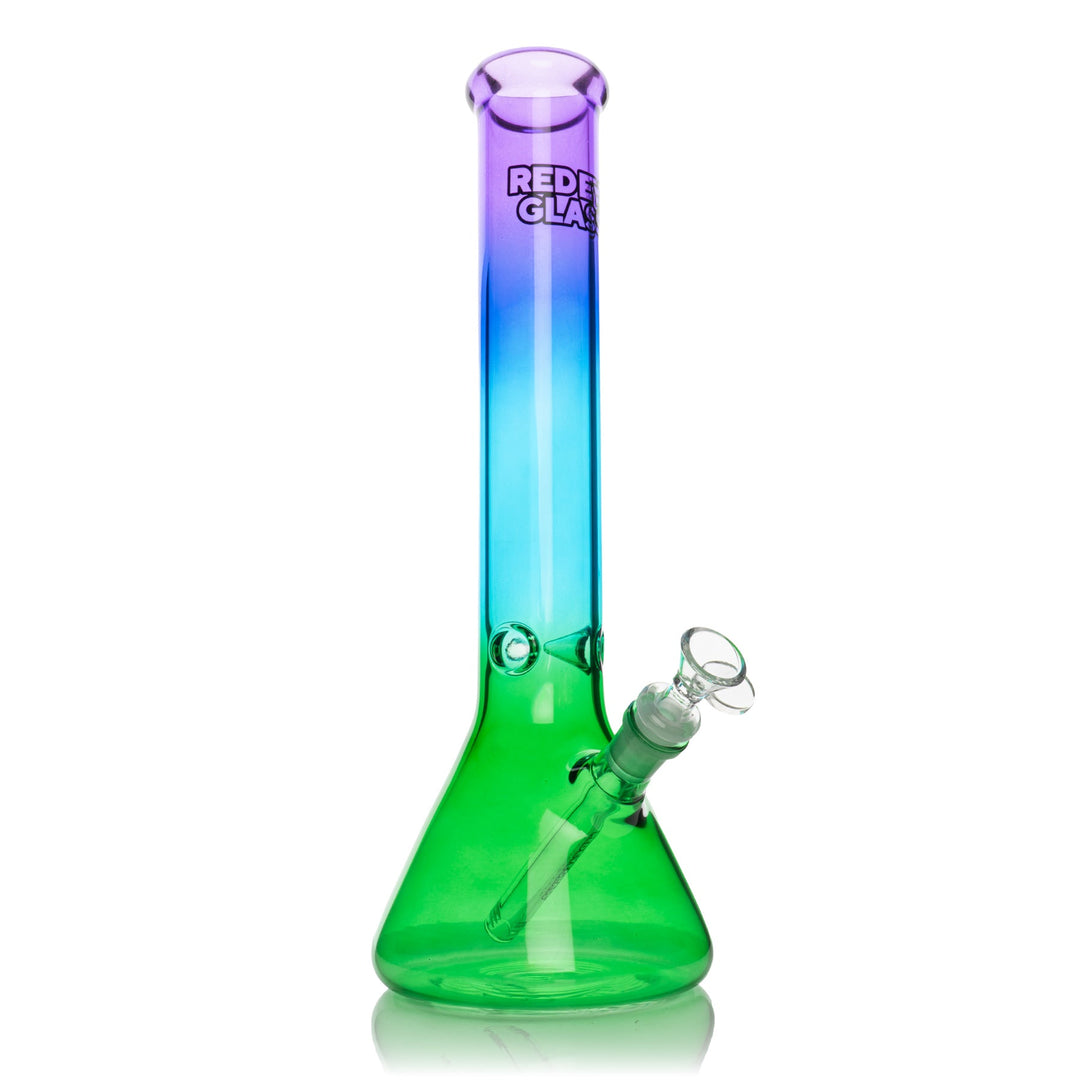 Red Eye Glass 15" Day Glow Bong