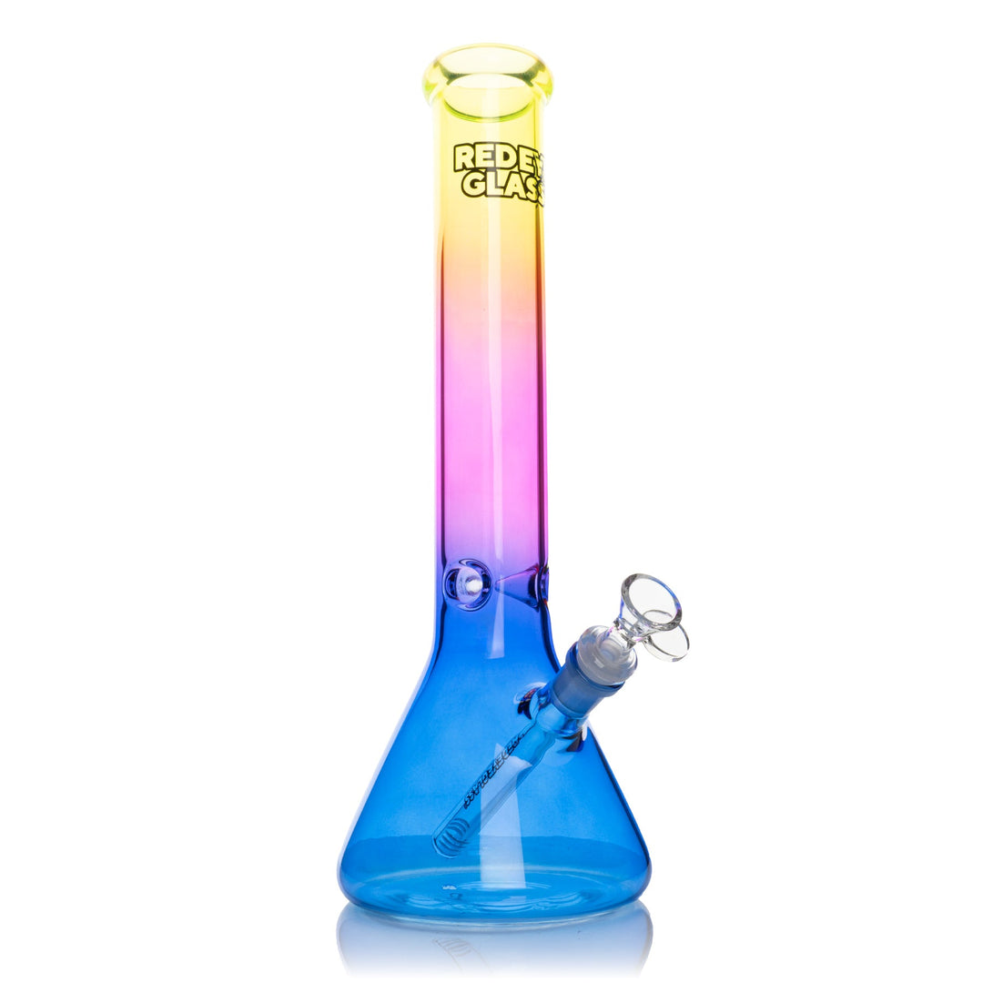 Red Eye Glass 15" Day Glow Bong