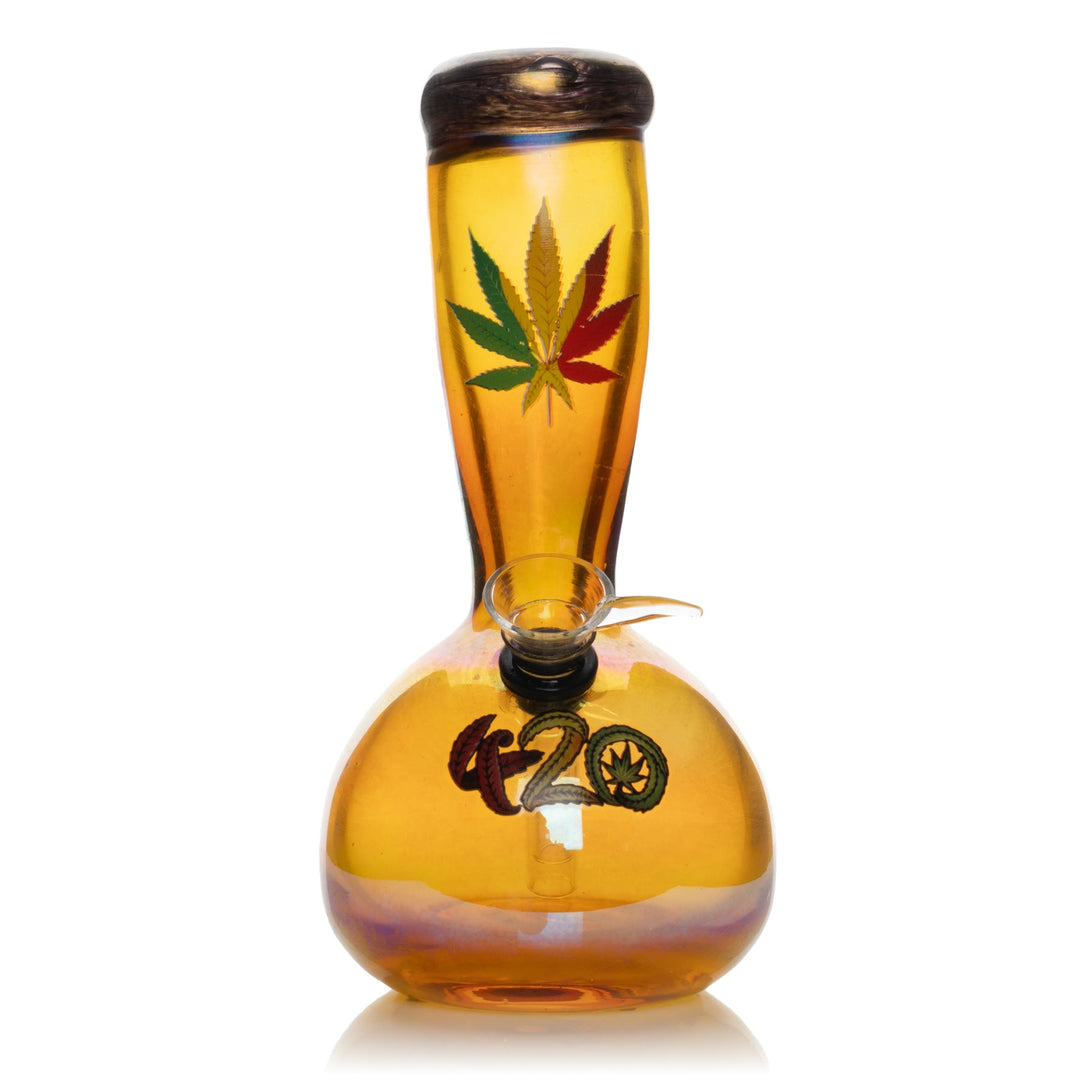 Retro Glass 8" Silvi Bong