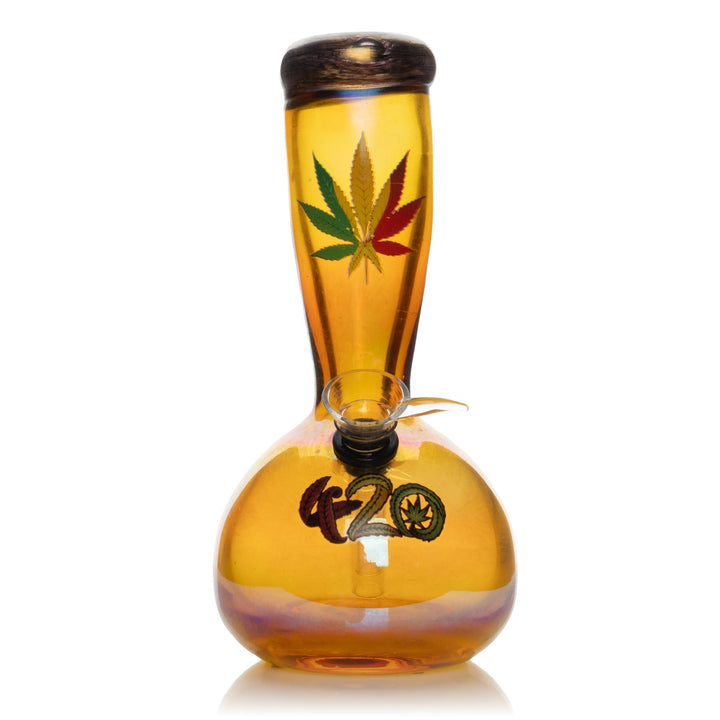 Retro Glass 8" Silvi Bong